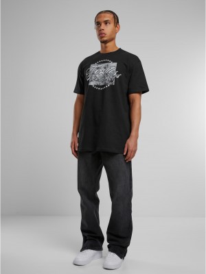 Мъжка тениска в черен цвят Mister Tee Fearless Legend Heavy Oversize 