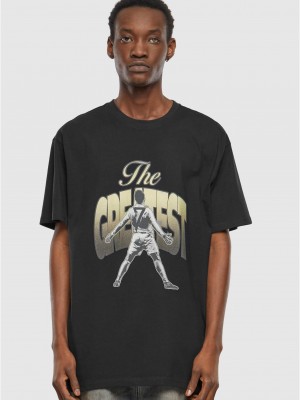 Мъжка тениска в черен цвят Mister Tee Greatest Heavy Oversize