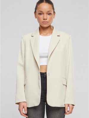Дамски блейзър в светлобежов цвят Urban Classics Ladies Basic Blazer Дамски блейзър в светлобежов цвят Urban Classics Ladies Basic Blazer