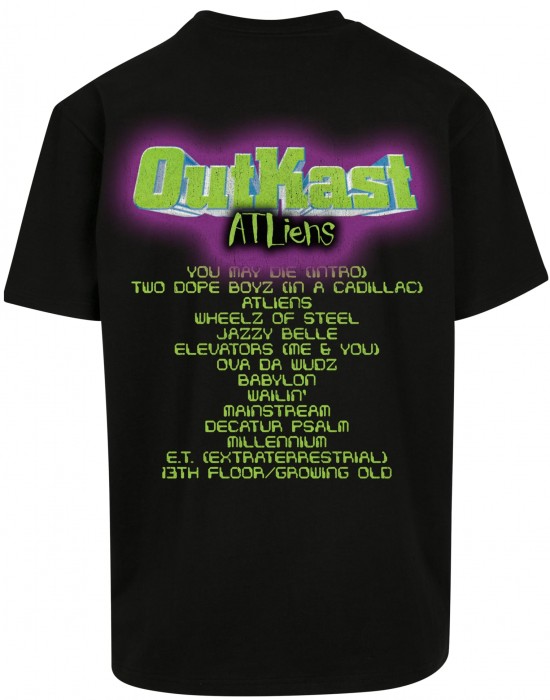 Мъжка тениска в черен цвят Mister Tee Outkast Atliens Cover Oversize Мъжка тениска в черен цвят Mister Tee Outkast Atliens Cover Oversize