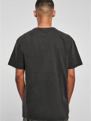 Мъжка тениска в черен цвят Mister Tee Lithium Oversize