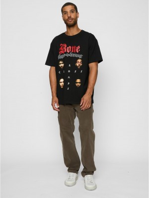Мъжка тениска в черен цвят Mister Tee Bone-Thugs-N-Harmony Crossroads Oversize