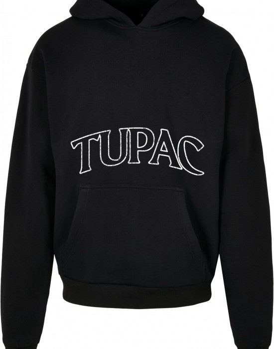 Мъжки суичър в черен цвят Mister Tee Tupac Up Oversize