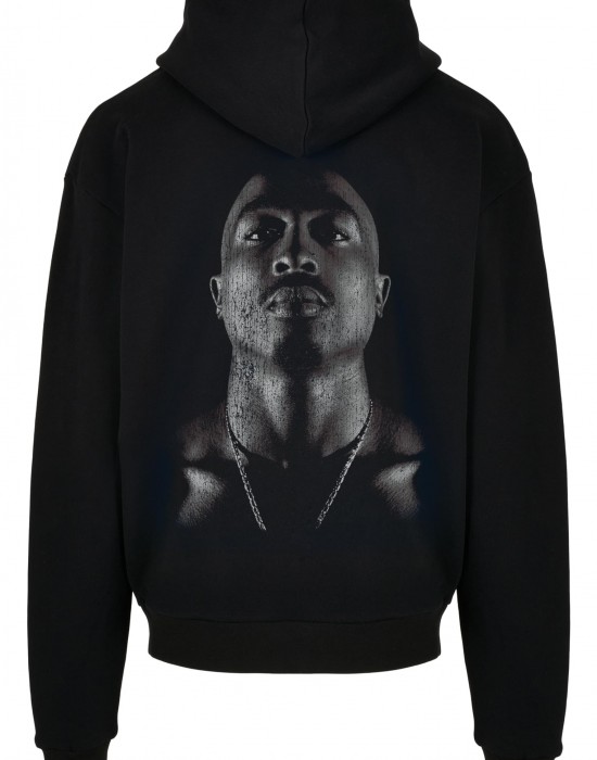 Мъжки суичър в черен цвят Mister Tee Tupac Up Oversize