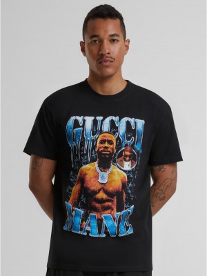 Тениска в черен цвят Mister Tee Gucci Mane Drip Tee Oversize