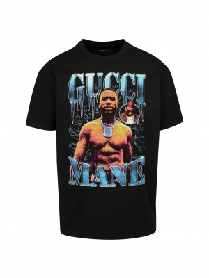 Тениска в черен цвят Mister Tee Gucci Mane Drip Tee Oversize
