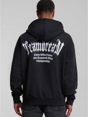 Мъжки суичър в черен цвят Teamdream Ultraheavy Oversize Hoodie