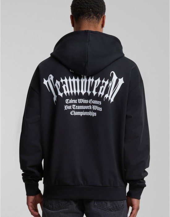 Мъжки суичър в черен цвят Teamdream Ultraheavy Oversize Hoodie