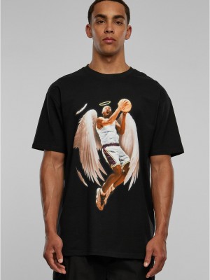 Мъжка тениска в черен цвят Immortal Oversize