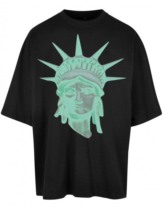 Мъжка тениска в черен цвят Mister Tee Liberty Huge