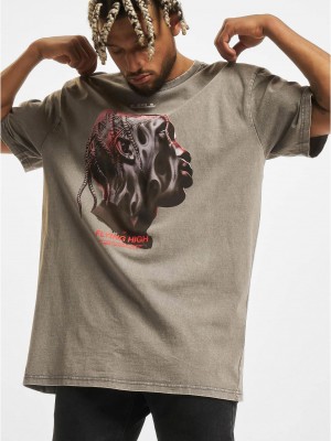 Мъжка тениска в сив цвят Mister Tee Flying High Oversize