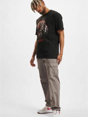 Мъжка тениска в черен цвят Mister Tee Flying High Oversize