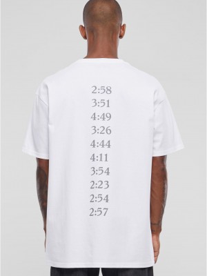 Мъжка тениска в бял цвят Mister Tee 1:11 Oversize