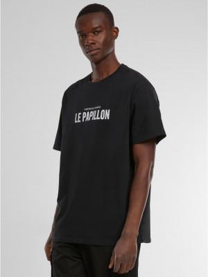 Мъжка тениска в черен цвят Mister Tee Upscale Sport Font Oversize