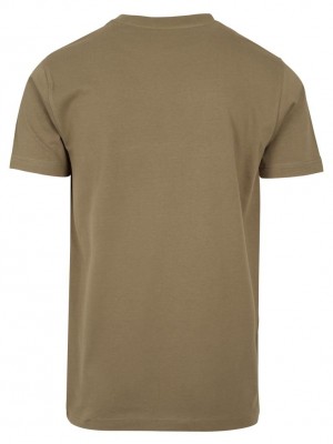 Мъжка тениска в цвят маслина Mister Tee Bad Habit