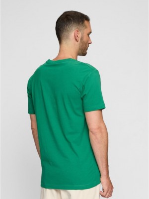 Мъжка тениска в зелен цвят Mister Tee Bad Habit