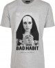 Мъжка тениска в светлосив цвят Mister Tee Bad Habit