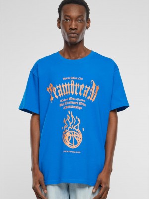 Мъжка тениска в син цвят Teamdream Heavy Oversize