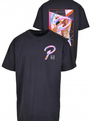 Мъжка тениска в черен цвят Mister Tee Prism Oversize