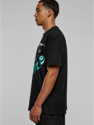 Мъжка тениска в черен цвят Mister Tee Venice Oversize