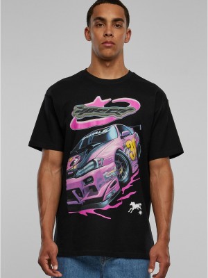 Мъжка тениска в черен Mister Tee Speed Heavy Oversize