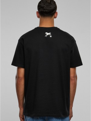 Мъжка тениска в черен Mister Tee Speed Heavy Oversize
