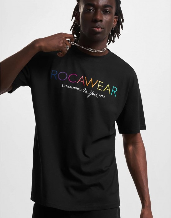 Мъжка тениска в черен цвят Rocawear Lamont