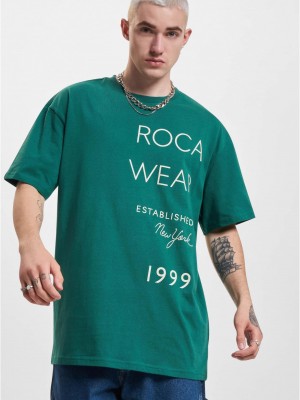 Мъжка тениска в зелен цвят Rocawear ExcuseMe