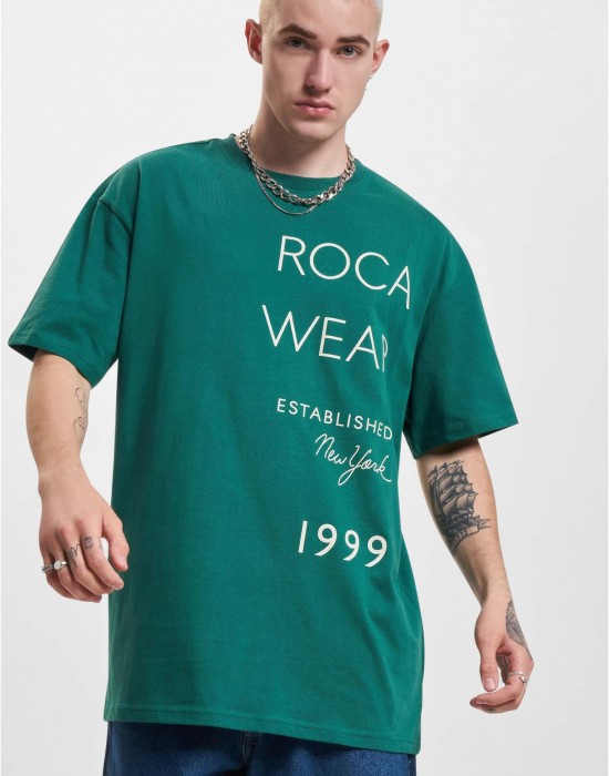 Мъжка тениска в зелен цвят Rocawear ExcuseMe