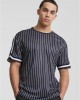 Мъжка тениска в черен цвят Urban Classics Oversized Striped Mesh