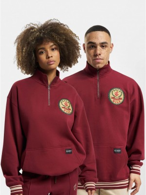 Суичър в цвят бордо Rocawear Duke Crewneck