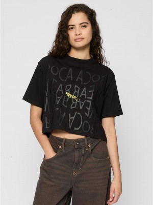 Дамска тениска в черен цвят Rocawear Tshirt Backprint