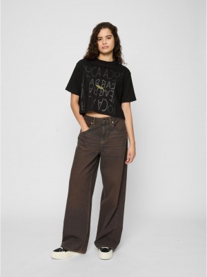 Дамска тениска в черен цвят Rocawear Tshirt Backprint