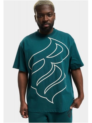 Мъжка тениска в петролно син цвят Rocawear Woodhaven