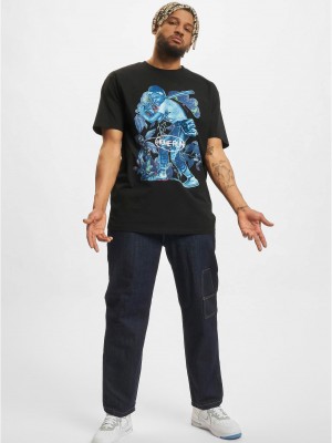 Мъжка тениска в черен цвят Mister Tee Home Run Oversize