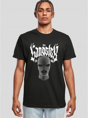 Мъжка тениска в черен цвят Mister Tee The Gangster In Me