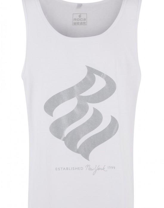 Мъжки потник в бял/сив цвят Rocawear Basic Tanktop