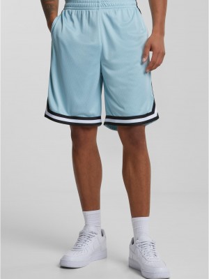 Мъжки къси панталони в морско син цвят Urban Classics Stripes 