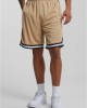 Мъжки къси панталони в бежов цвят Urban Classics Stripes Мъжки къси панталони в бежов цвят Urban Classics Stripes