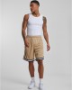 Мъжки къси панталони в бежов цвят Urban Classics Stripes Мъжки къси панталони в бежов цвят Urban Classics Stripes