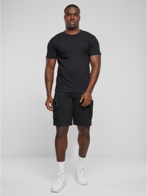 Мъжки къси панталони в черен цвят Urban Classics Baggy Cargo Shorts 