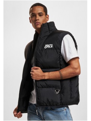 Мъжка грейка в черен цвят Southpole Bubble Vest 1.0  Мъжка грейка в черен цвят Southpole Bubble Vest 1.0