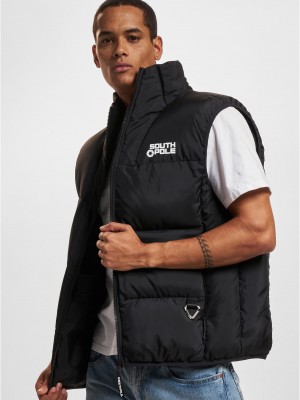 Мъжка грейка в черен цвят Southpole Bubble Vest 1.0  Мъжка грейка в черен цвят Southpole Bubble Vest 1.0