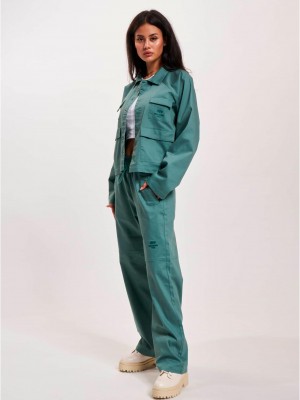 Дамско яке в зелен цвят DEF Worky Jacket Дамско яке в зелен цвят DEF Worky Jacket