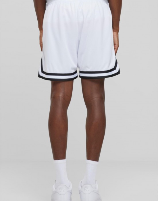 Мъжки къси панталони в бял цвят Urban Classics Basketball Shorts