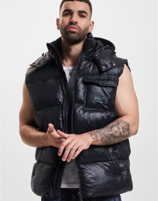 Мъжка грейка в черен цвят Southpole Bubble Icy Vest 1.0 