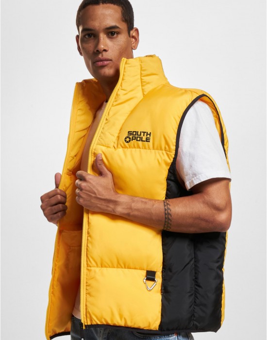 Мъжка грейка в жълт цвят Southpole Bubble Vest 1.0