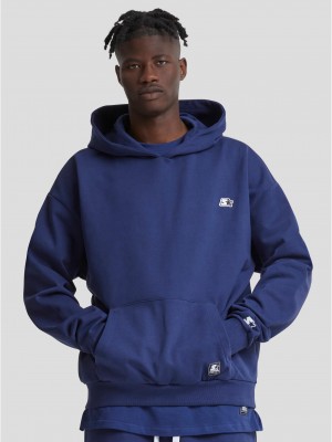 Мъжки суичър в тъмносин цвят Starter Essential Oversize Hoody