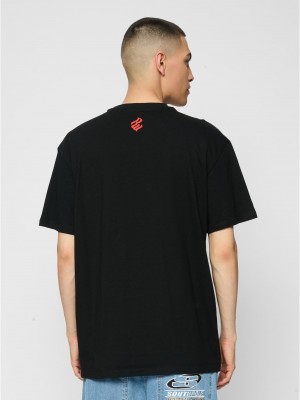 Мъжка тениска в черен цвят Rocawear Ozone