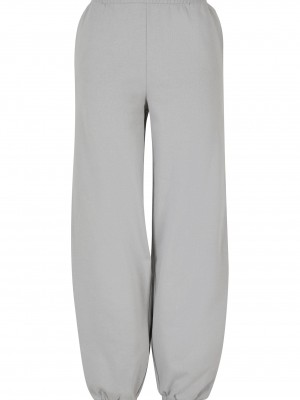 Дамско долнище в сив цвят Urban Classics от органичен памук.